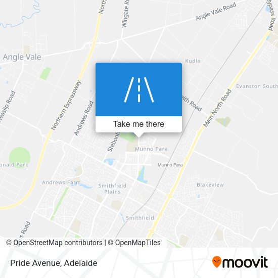 Pride Avenue map