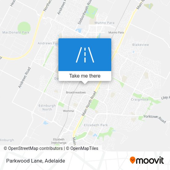 Parkwood Lane map