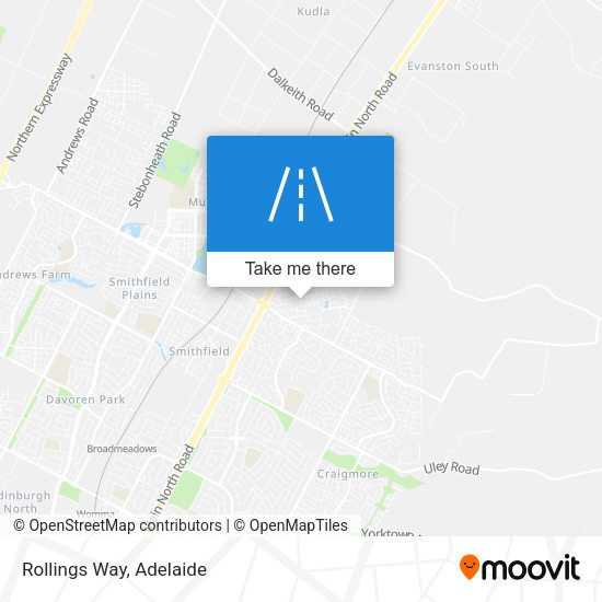Rollings Way map