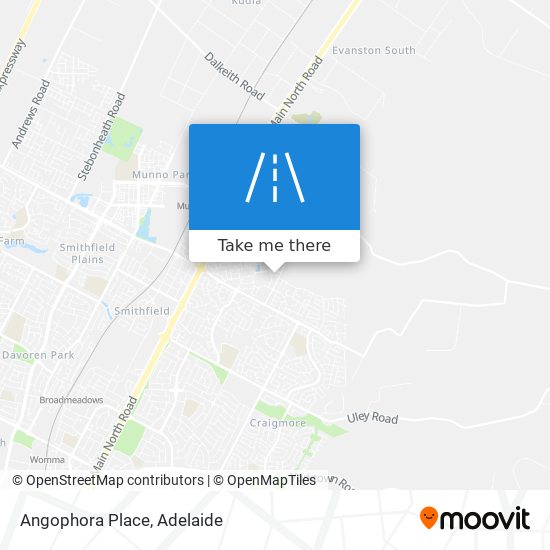 Angophora Place map