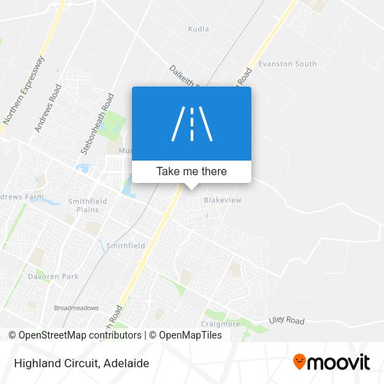 Highland Circuit map