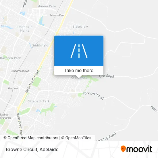 Browne Circuit map