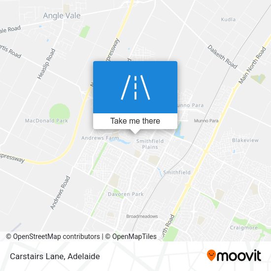 Carstairs Lane map