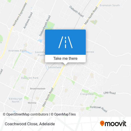 Coachwood Close map