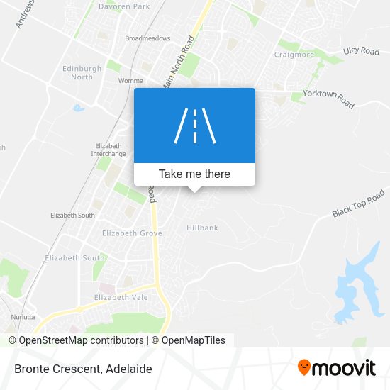 Bronte Crescent map