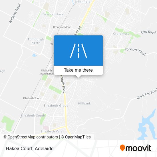 Hakea Court map