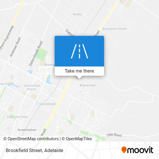 Brookfield Street map