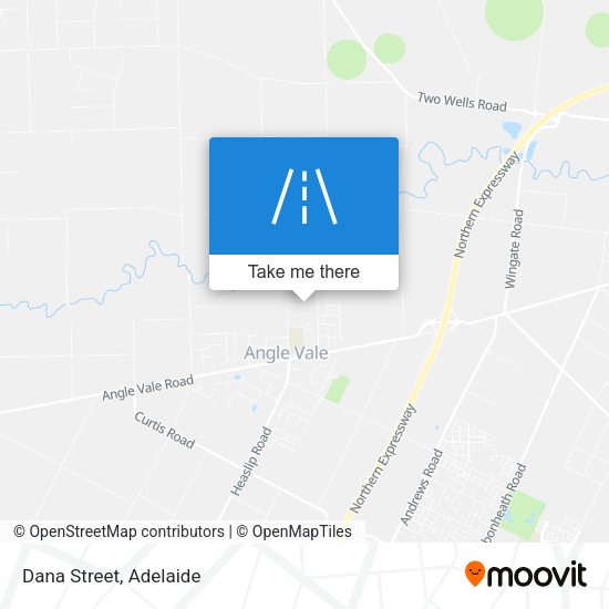 Dana Street map