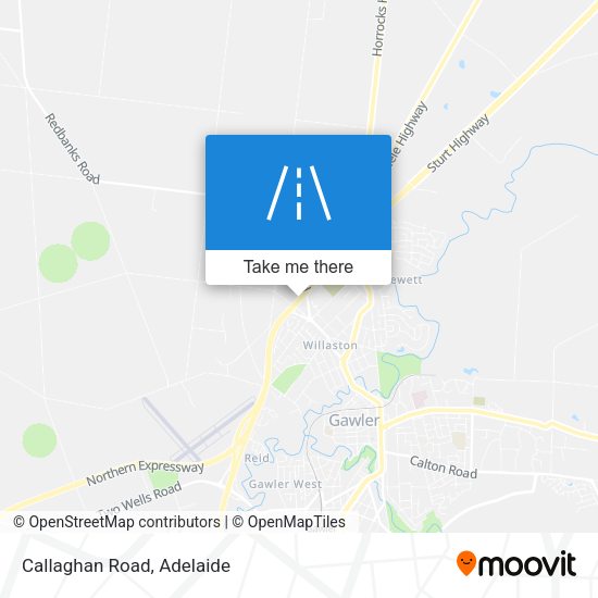 Callaghan Road map