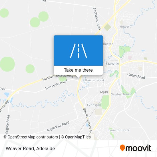 Weaver Road map