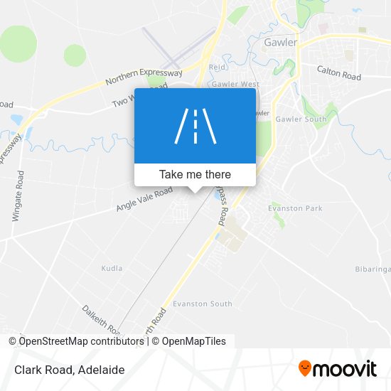 Clark Road map