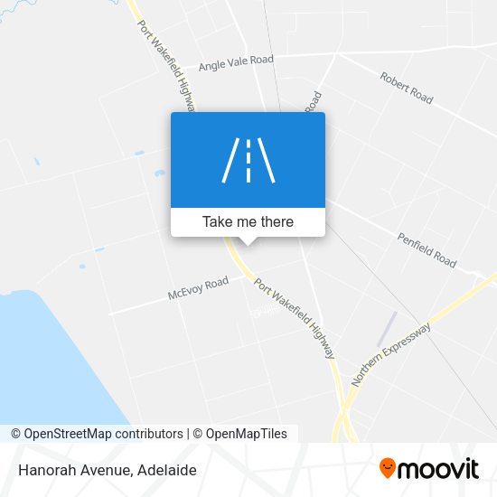 Hanorah Avenue map