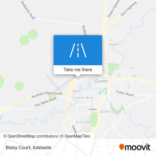 Bleby Court map