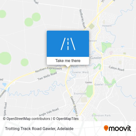 Trotting Track Road Gawler map