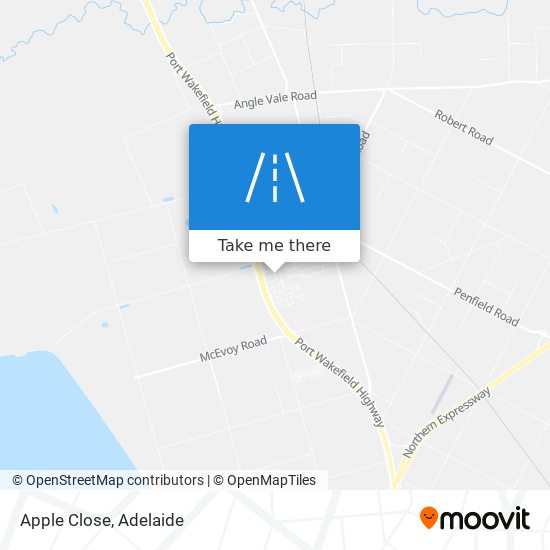 Apple Close map