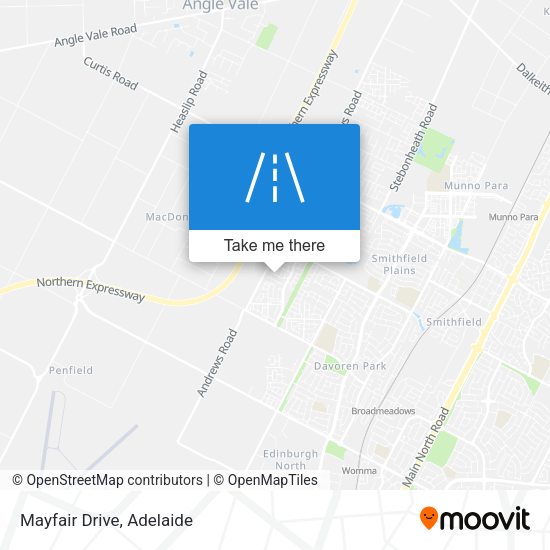 Mayfair Drive map