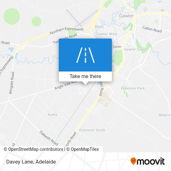 Davey Lane map