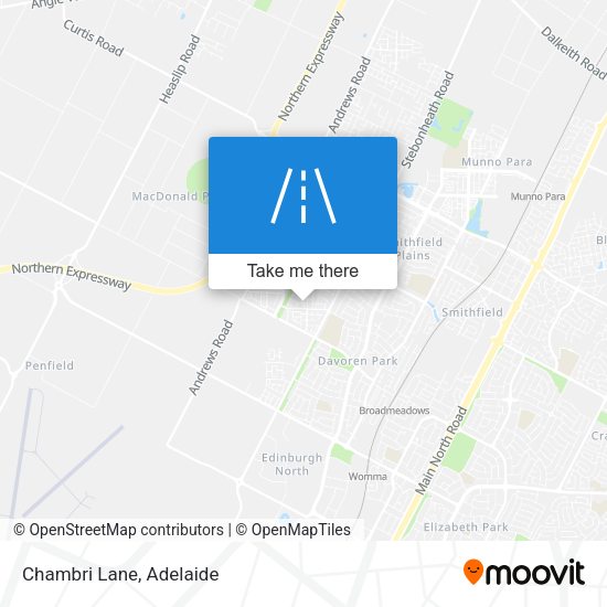 Chambri Lane map