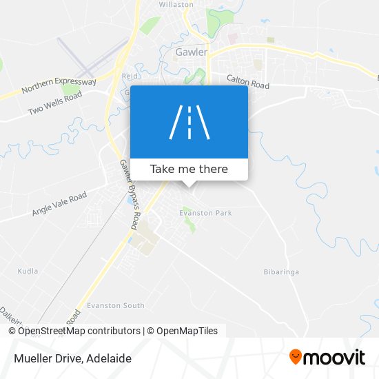 Mueller Drive map