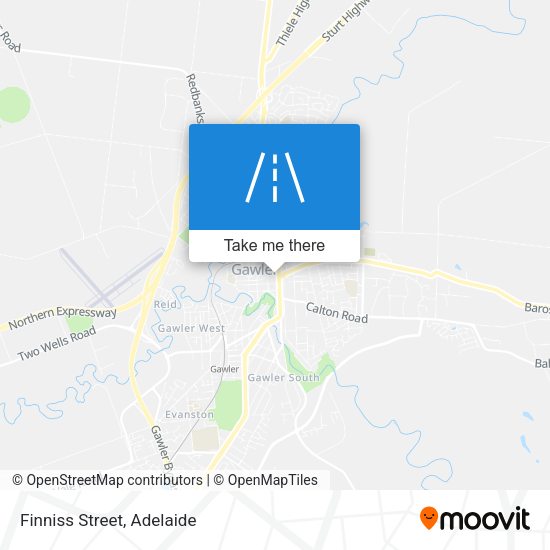Finniss Street map