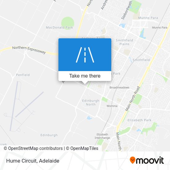 Hume Circuit map