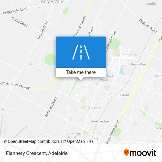 Flannery Crescent map