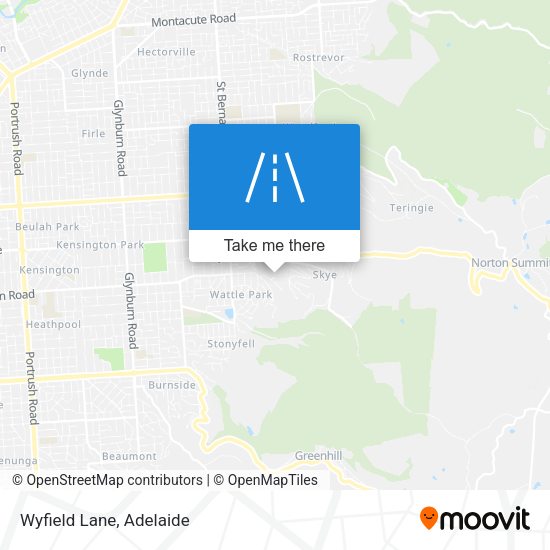 Wyfield Lane map