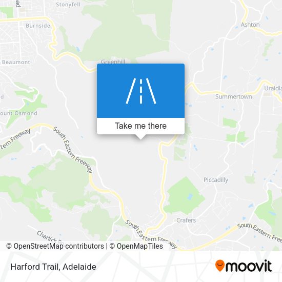 Harford Trail map