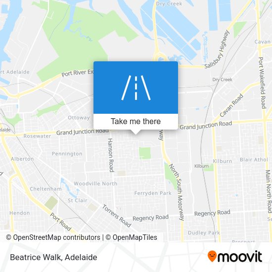 Beatrice Walk map