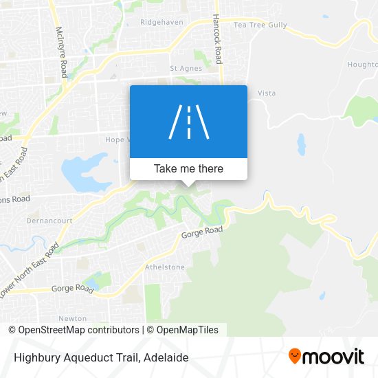 Highbury Aqueduct Trail map