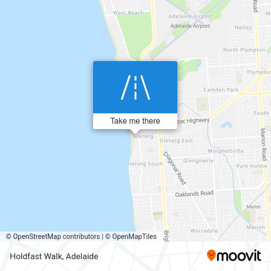 Holdfast Walk map