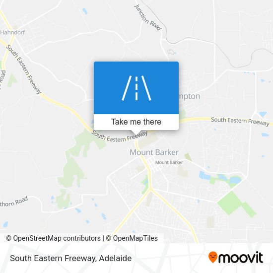 South Eastern Freeway map