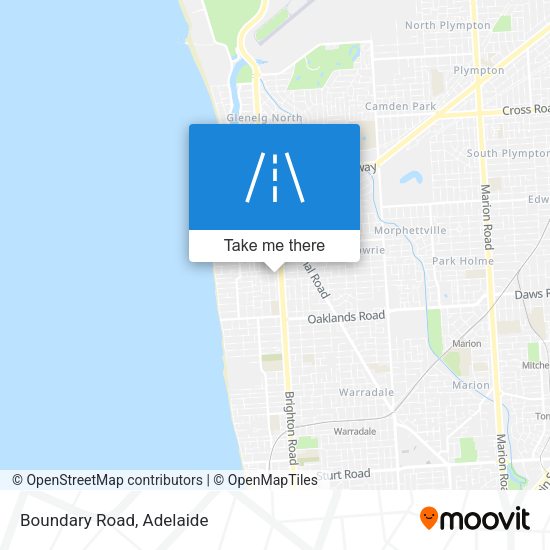 Boundary Road map