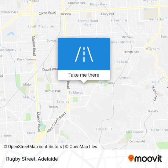 Rugby Street map