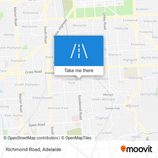 Richmond Road map