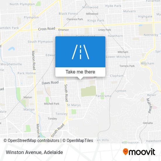 Winston Avenue map