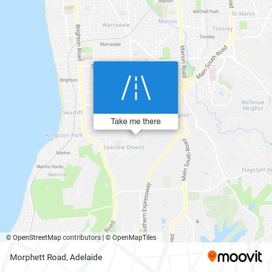 Morphett Road map