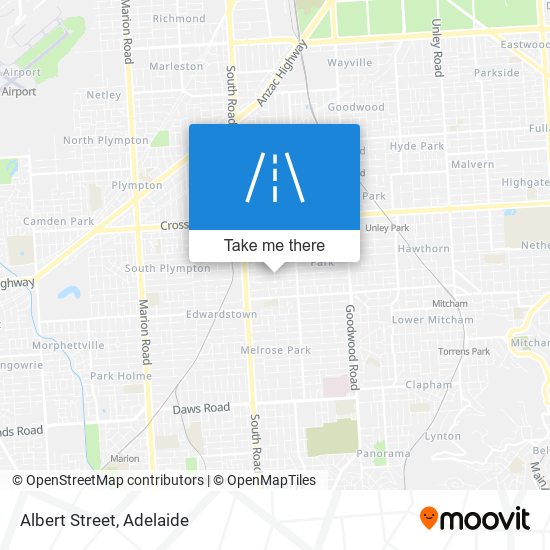 Albert Street map