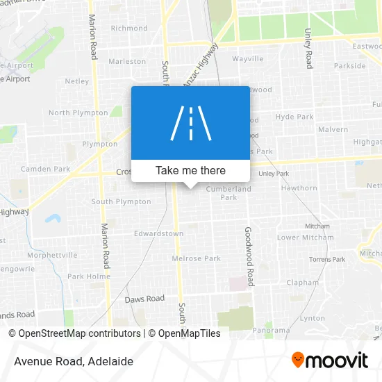 Avenue Road map