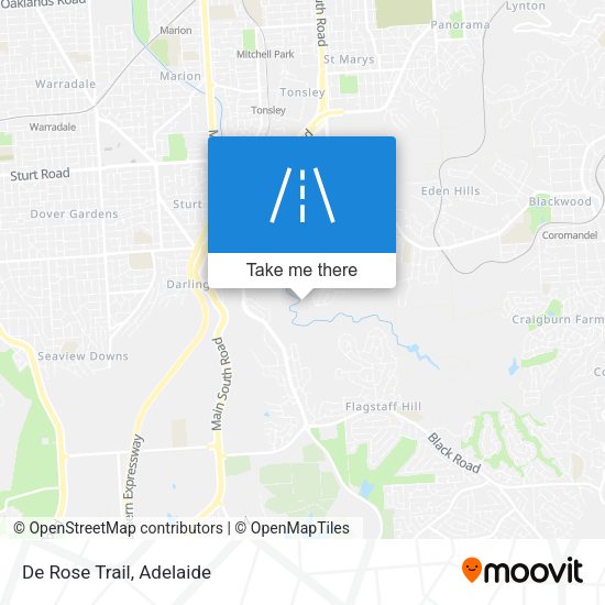 De Rose Trail map
