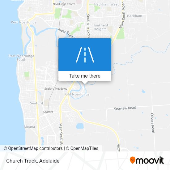 Church Track map