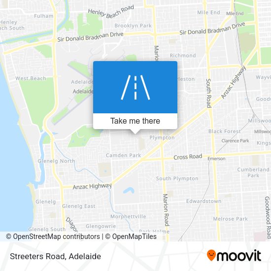 Streeters Road map