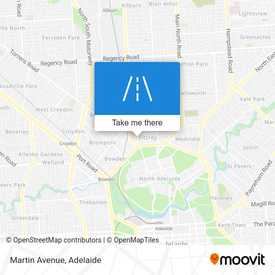 Martin Avenue map