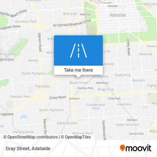 Gray Street map