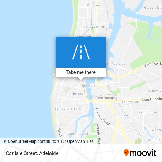Carlisle Street map