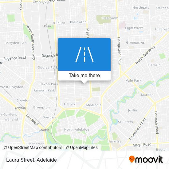 Laura Street map