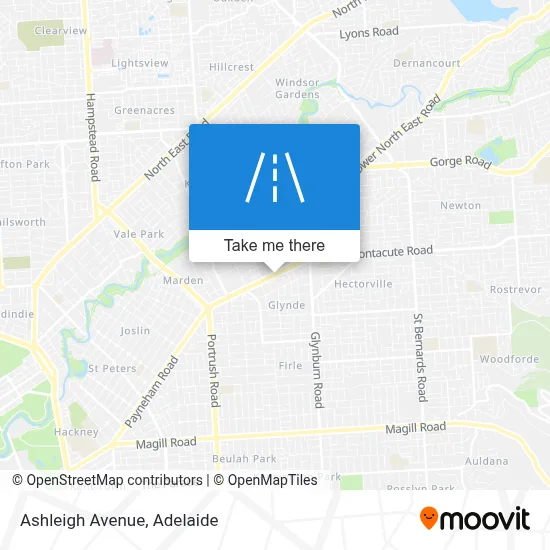 Ashleigh Avenue map