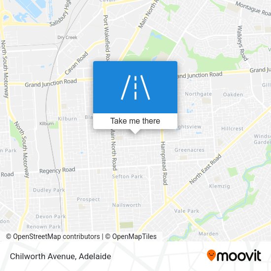 Chilworth Avenue map