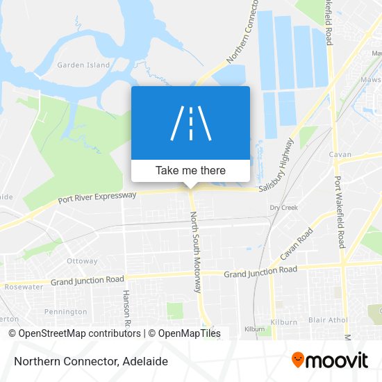 Northern Connector map