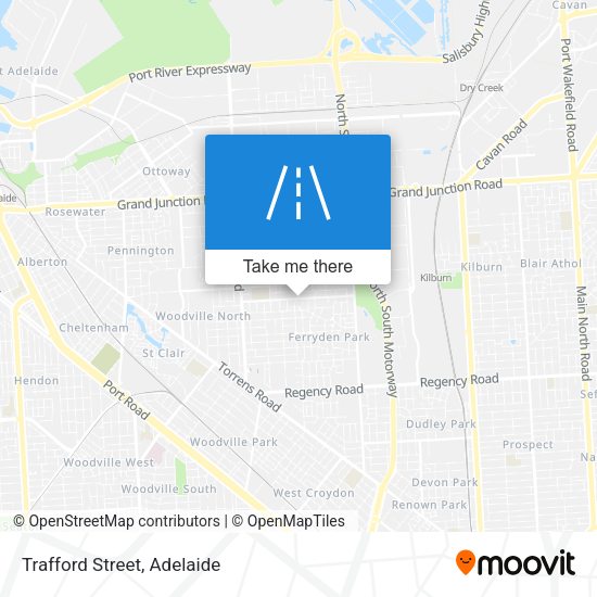 Trafford Street map